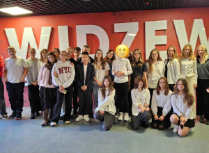 Wycieczka na stadion Widzewa Łódź.