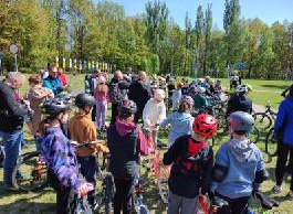 Kurs na pierwsze prawo jazdy czyli kartę rowerową ukończony.