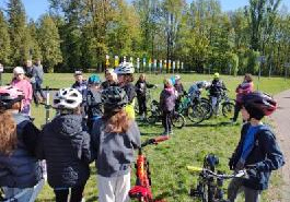Kurs na pierwsze prawo jazdy czyli kartę rowerową ukończony.